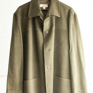 Gentlemens Ermenegildo Zegna Cashmere Green Coat SZ XL/54